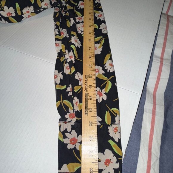 Free People Charile Printed Button Down Tunic Mini Dress Large Oversize - Picture 13 of 15